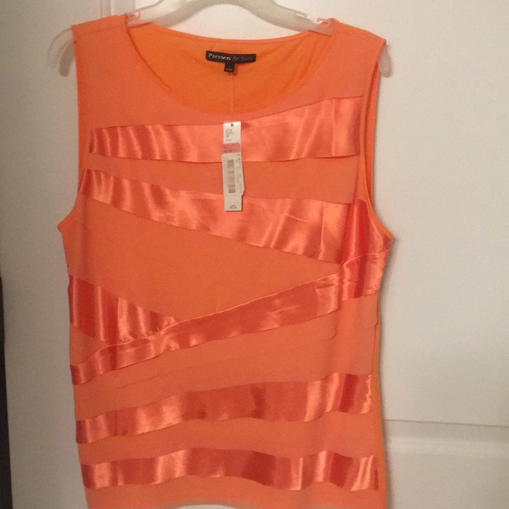 Beautiful Coral Preston & York Blouse